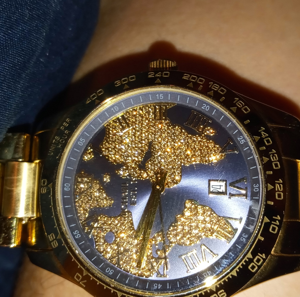  21Michael Kors Women's Layton Gold-Tone Watch MK6243